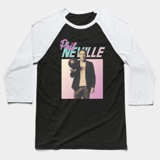 Phil Neville Retro 90s Style Throwback Meme Baseball T-Shirt